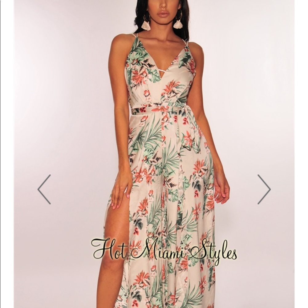 Floral jumpsuit